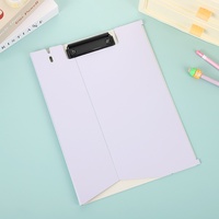 Carpeta con Clip Resistente Color Morandi A4, Multifuncional para Estudiantes, Almacenamiento de Pruebas, Bloc de Notas de Alta Calidad, Modelo 0914-5