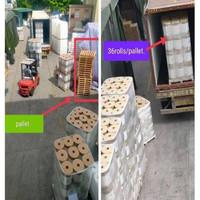 Film Perekat Jumbo LLDPE Berkualitas Tinggi Harga Kompetitif 23MIC untuk Penggunaan Industri, Tray, dan Pallet