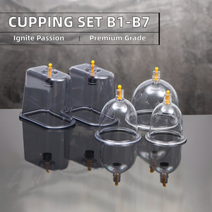 <span class=keywords><strong>Prix</strong></span> de gros – Ventouses traditionnelles chinoises en plastique transparent B0-B6 pour massage sous vide Hijama, sûres pour le corps et le <span class=keywords><strong>visage</strong></span> - Product Image 2