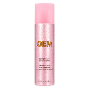Spray Fixateur Corporel Pailleté OEMODM 150ml Fini Mat Pour Soirées - Product Image 5