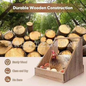 กล่องรังไก่ไม้ติดผนัง สำหรับวางไข่ ใช้ในบ้าน เป็นมิตรกับสิ่งแวดล้อม แบบ A - Product Image 5