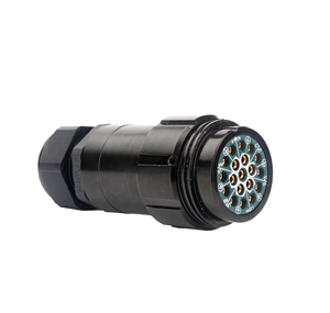 Không thấm nước 19-pin socapex nam cắm nữ ổ cắm dẫn nguồn ánh sáng Inline kết nối với bìa cho giai đoạn di chuyển đầu đèn - Product Image 3