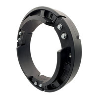 Inserts Runflat Noirs et Blancs Faciles à Installer pour Jantes de 20 à 24 Pouces – Support de Sécurité et de Maintien en Cas de Crevaison