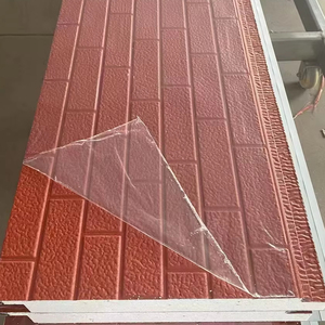 Mạ kẽm bên ngoài tường mái nhà prefab nhà PU bọt Tấm bánh <span class=keywords><strong>sandwich</strong></span> cho phòng lạnh ngoài trời hội thảo <span class=keywords><strong>EPS</strong></span> lõi cho phòng tắm - Product Image 2