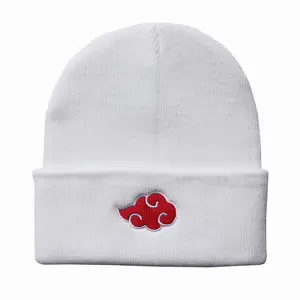 14 style Akatsukied Logo Anime berretti Casual per uomo donna cappello invernale lavorato a maglia nuvola rossa cappello Skullies Hip-hop Unisex Caped