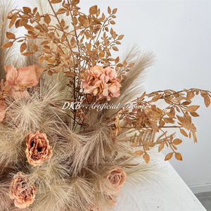 Fábrica de Flores Artificiales DKB, Decoraciones Personalizadas para Bodas en Interiores y Exteriores, Hilera de Flores Artificiales de Pampa - Product Image 6