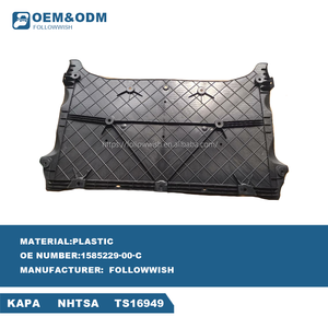 Followwish โมเดล <span class=keywords><strong>x</strong></span> <span class=keywords><strong>2022</strong></span> 2023 2024 2025พลาสติกสำหรับรถยนต์, อะไหล่ป้องกัน1585229-00-C ด้านหน้ามอเตอร์ยามล่างสำหรับเทสลา - Product Image 2