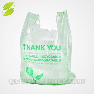 <b>PLA</b>+PBAT Compostable Plain Vest Bags on Roll - Product Image 5