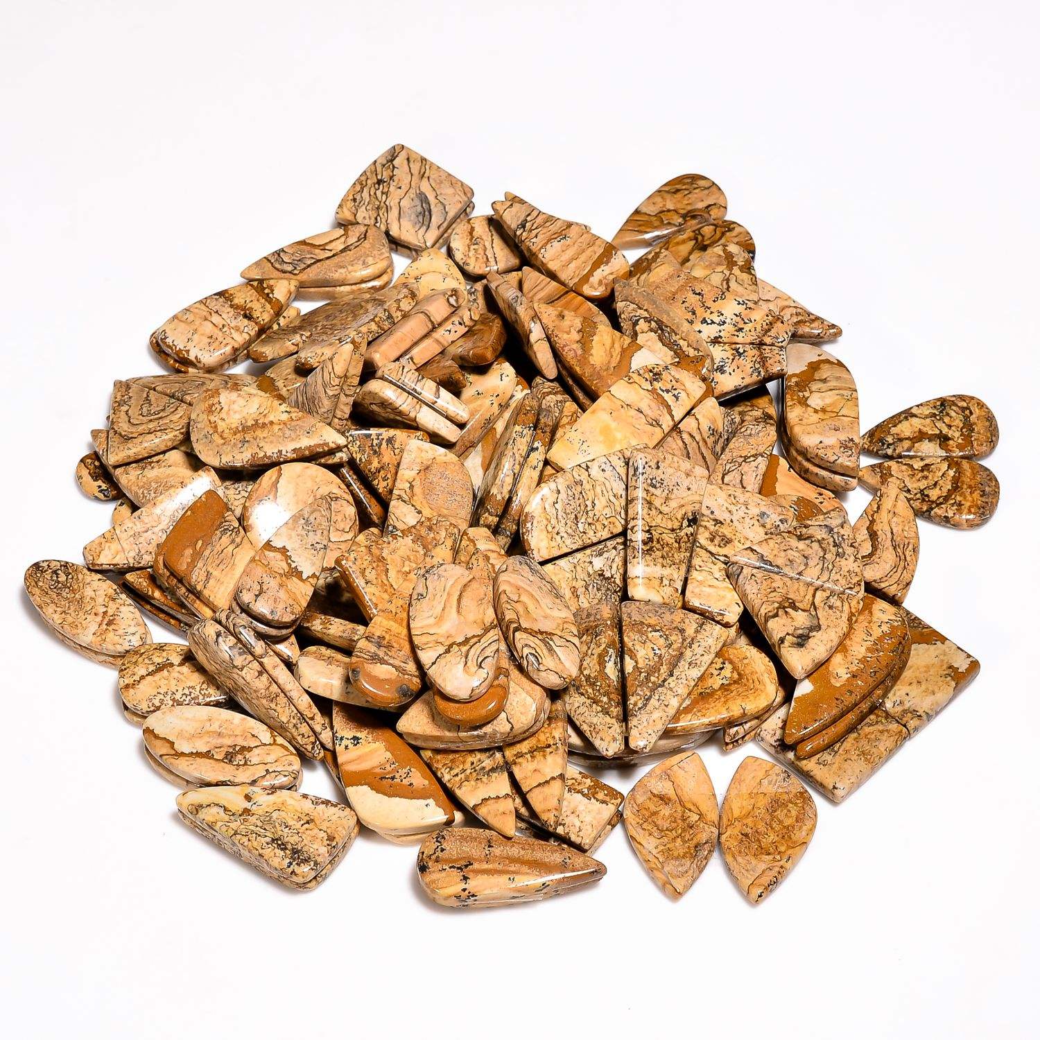 Lotto All'ingrosso Di Pietre Preziose Sfuse Cabochon Mix Mookaite Brecciata