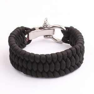 Grillete de acero inoxidable ajustable con hebilla de supervivencia, accesorio de aparejo para pulsera de paracord, uso general - Product Image 5