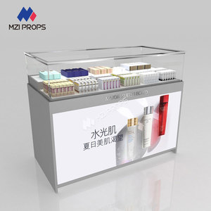 GDR06-CMM10 thời trang-Về phía trước kính hiển thị tủ cửa hàng bán lẻ truy cập bằng gỗ chăm sóc da cửa hàng đứng giới thiệu cho trung tâm mua sắm - Product Image 1