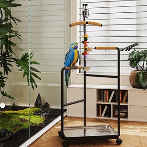 Yeni büyük ve orta büyük Metal uçuş kafes kuş besleyici <span class=keywords><strong>stand</strong></span>ı kuş levrek <span class=keywords><strong>stand</strong></span>ı üçgen kuş <span class=keywords><strong>stand</strong></span>ı ile tekerlekler - Product Image 2