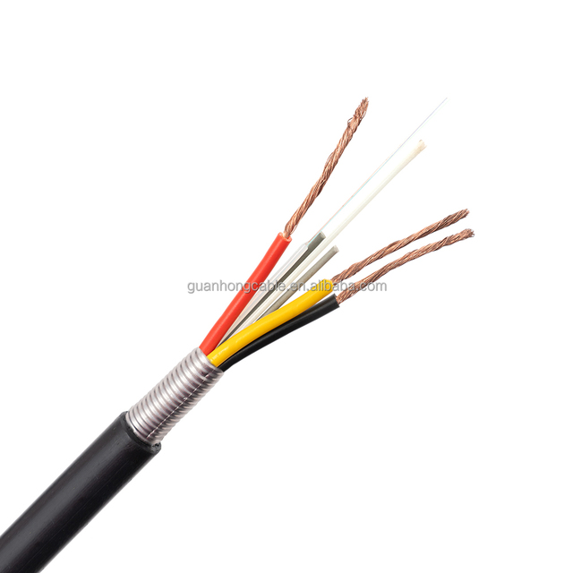 Fiber Optical Cable GDTA GDTS Optical Fiber Cable for Access Network With Copper Wire Power Supply Electrical Hybrid Cable