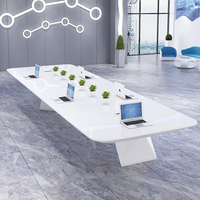 Mobilier de bureau Ensemble de bureau Table de bureau pour salle de conférence Table de réunion Tables de conférence modernes