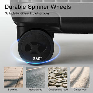 ชุดกระเป๋าเดินทางแบบแข็ง 3 ชิ้น ผลิตจากวัสดุ PC ทนทาน น้ำหนักเบา พร้อมล้อหมุน 360 องศา ระบบล็อค TSA ดีไซน์ทันสมัย เหมาะสำหรับทุกเพศ - Product Image 2