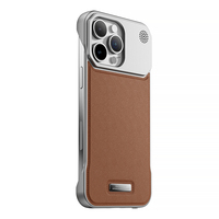 Coque Téléphone Magnétique en Cuir Tendance pour iPhone 11 12 13 14 15 16 17 Pro Max 16 Plus, Étui de Protection Rigide sans Cadre en PC avec Aromathérapie