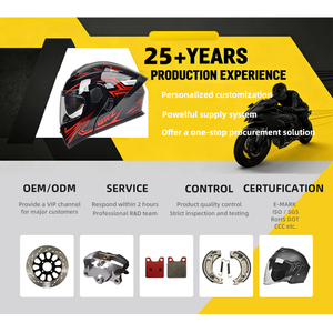 Casque modulaire anti-choc de haute qualité avec logo, double visière, toutes saisons, en ABS, pour le cyclisme et la moto, du fabricant, casques ouverts - Product Image 6