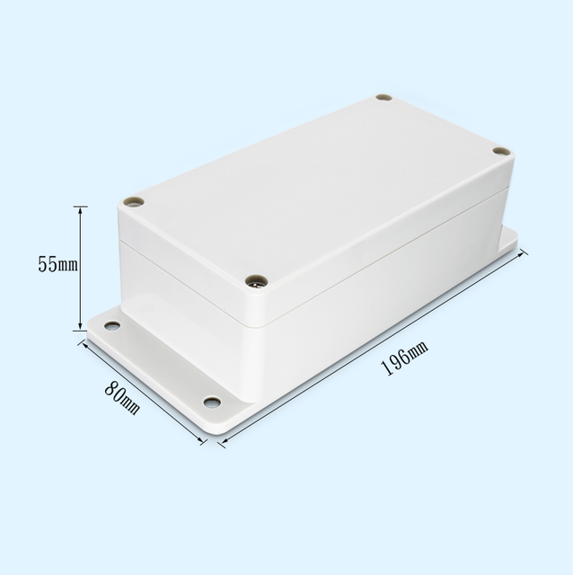 Abs Plastic Junction Box Plastic Enclosure  Electronic Device PCB Board Enclosure Customized  Waterproof  Plastic Enclosures