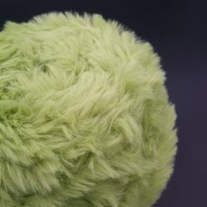 Mewah 100% poliester imitasi Marta bulu bulu halus Ultra lembut Shaggy rajut nyaman bayi dewasa topi ember syal mewah benang lemparan - Product Image 2