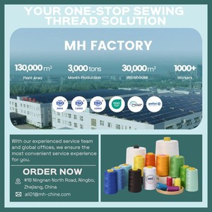 Toptan 100% eğirilmiş Polyester dikiş iplik 40/2 3000yds için fabrika doğrudan ODM konfeksiyon dikiş Hilo De Costura Hilo De Coser - Product Image 3