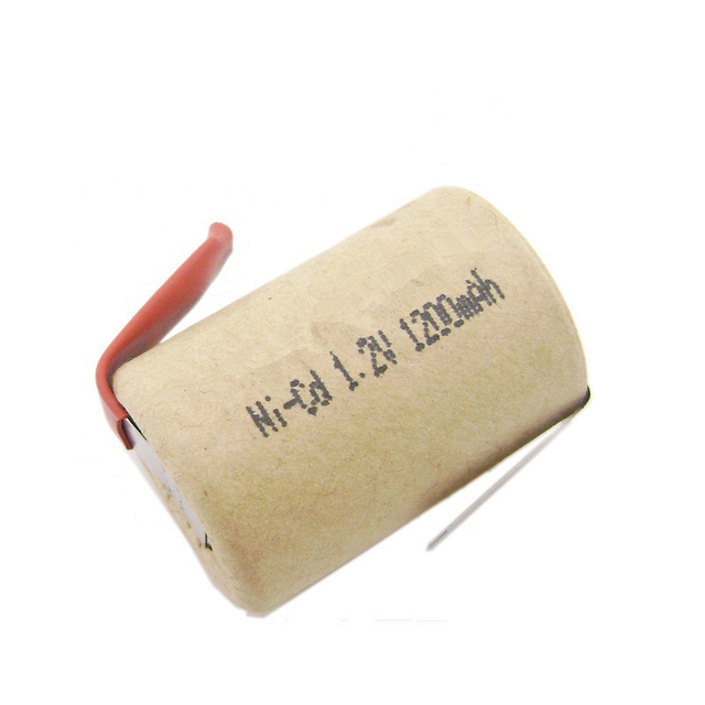 Factory Price NICD SC 1200mAh 1.2V Battery SC1200 Ni-CD Cylindrical Battery Cell with Pins
