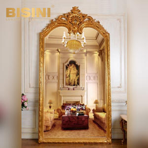 <span class=keywords><strong>Espejo</strong></span> de Cuerpo Entero Europeo de Forma Irregular para Vestidor, Decoración de Pared o Suelo para Villa - Product Image 2