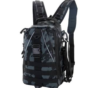 Mochila Táctica de Camuflaje Multifuncional Impermeable Oxford para Exteriores, Capacidad de 20-35L para Senderismo, Montañismo y Pesca con Caña - Product Image 4