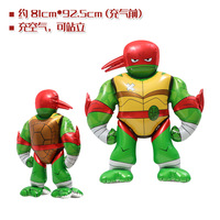 Accessoires de décoration de fête ballon jouet 4D trois dimensions debout Ninja-tortue dessin animé feuille d'aluminium grands ballons