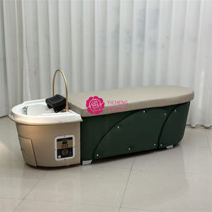 Yicheng Beauty Modern Thai Style <span class=keywords><strong>Spa</strong></span> Head Terapia de agua Cama de peluquería de belleza Cama de champú multifuncional con precio barato - Product Image 3