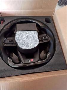 Volant de luxe en cuir et fibre de carbone à 4 branches pour Land Cruiser 200, Harrier, Venza, RAV4, Highlander, LC200, Kluger, Camry - Product Image 5