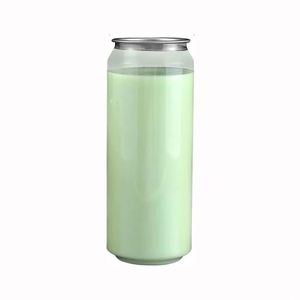 Canette en PET transparente pour boissons gazeuses, 330 ml, 500 ml, avec logo personnalisé, vide, en plastique transparent, avec couvercle facile à ouvrir - Product Image 3