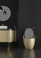 Ensembles de salle de bain de luxe bidet de toilette intelligent une pièce ensemble lavabo et cuvette de toilette suspendu en céramique une pièce toilette commode
