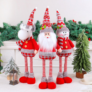 Nuevo estilo, múltiples muñecas navideñas, juguetes <span class=keywords><strong>de</strong></span> pie, muñeco <span class=keywords><strong>de</strong></span> nieve navideño, muñeco <span class=keywords><strong>de</strong></span> <span class=keywords><strong>reno</strong></span>, adornos para escaparates <span class=keywords><strong>de</strong></span> Hotel - Product Image 3
