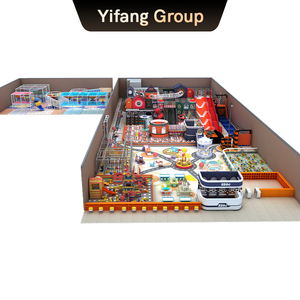 Equipo de Juego Infantil Personalizado, Parque Infantil Interior con Temática de Carretera Urbana, con Tobogán, Piscina de Pelotas, para Centro de Entretenimiento Familiar en Centro Comercial - Product Image 1