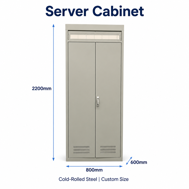 Network Rack Cabinet Cold Rolled Steel 19 Inch Ventilated Telecom Enclosure Custom Color Odm Glass Door Factory
