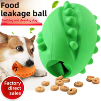 Jouet distributeur de friandises pour chien, balle en caoutchouc durable, jouet de puzzle d'enrichissement, jouet à mâcher pour chiots en pleine dentition, jouet interactif pour l'hygiène dentaire