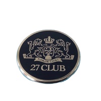 Clip de marqueur de Golf à puce de Poker personnalisé d'usine, conception de pièces 3d, marqueur de balle de Golf magnétique, pièce de chapeau de pièce de monnaie personnalisée pour Club de Golf