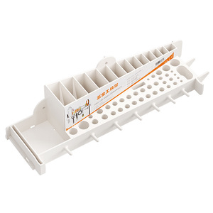 Plastic Tool Rack Multi Functional Shelf With Suction Cup For <b>Workshop</b> <b>Storage</b> White - Product Image 1