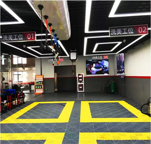Tapis de drainage carré en plastique PP pour lave-<span class=keywords><strong>auto</strong></span>, idéal pour les ateliers de beauté automobile 4S et les nettoyages de véhicules - Product Image 2