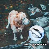 Collier anti-aboiement intelligent pour chien avec reconnaissance vocale par algorithme IA, affichage des enregistrements d'aboiements sur 7 jours, collier d'entraînement pour animaux de compagnie
