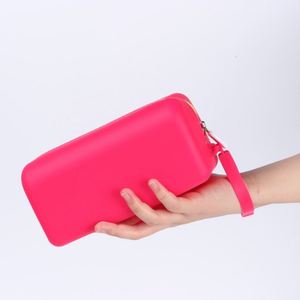 2026 Open Modern <b>Silicone</b> Organizer Cosmetic Bag Large Capacity Travel Portable Daily Necessities Storage for <b>Waterproof</b> - Product Image 4