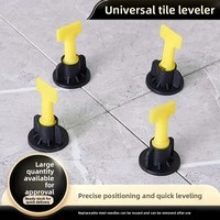 Entretoises et clips en plastique en forme de T pour carrelage - Système de nivellement - Étanche, durable, installation facile, auto-adhésif, utilisation en cuisine