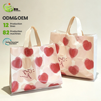 Bolsa de Plástico LDPE con Asa Suave, Personalizable con Logotipo e Impresión a Color, para Regalos, Ropa y Venta al por Menor (ODM/OEM)