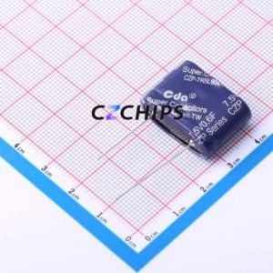 Supercondensador CZP-7R5L604R-TW 7.5V0.6F, Componente de Orificio Pasante (THT), P=13.5mm, Condensador 0.6F -10%~+30% 7.5V 9uA@72hrs - Product Image 1