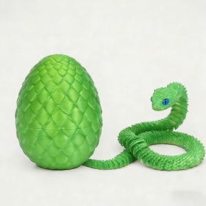Jouet Serpent 3D en Plastique Articulé, Décoration Populaire, Éducatif pour Enfants, Cadeau Surprise pour Fête - Product Image 5