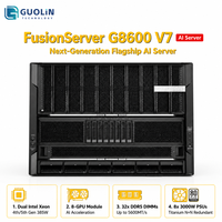 Serveur d'entraînement et d'inférence IA Intel FusionServer G8600 V7 8U 8GPU NVMe SSD double socket, prix usine