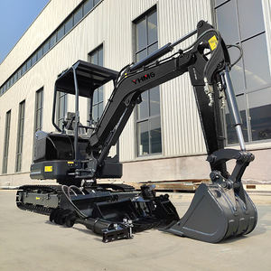 Mini Escavatore Cingolato Compatto Approvato CE EPA con Cabina, Benna e Scavatrice per Trincee in Vendita - Product Image 2