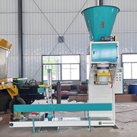 Machine d'ensachage automatique pour compost organique, engrais, sable, gravier, aliments pour animaux, 5 kg, 25 kg, 50 kg