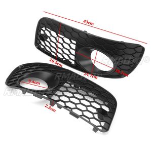 Pair Honeycomb Hex <b>Mesh</b> Fog Light Open Vent <b>Grilles</b> <b>for</b> Volkswagen <b>for</b> VW <b>for</b> Jetta MK5 GTI GLI 2006-2009 Car Accesorios - Product Image 6