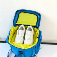 Sac à dos de ski tendance grande capacité avec logo personnalisé, sac de sport et de voyage avec compartiment à chaussures et sangle fixe pour le snowboard